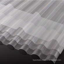 Light Weight Polycarbonate Transparent Corrugated Roofing Sheet